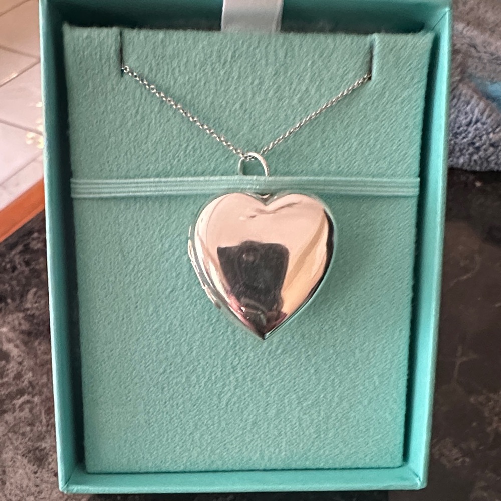 Tiffany & Co Heart Locket and Chain - Picture 12 of 15